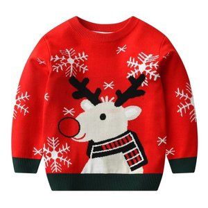 NEW Boy's Rudolph Christmas Sweater